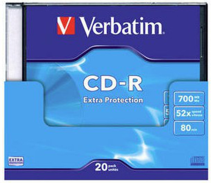 Verbatim CD-R Extra Protection CD-R 700MB 20pc(s)