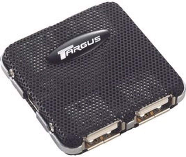 Targus Super Mini USB 2.0 4-Port Hub 480Мбит/с Черный хаб-разветвитель