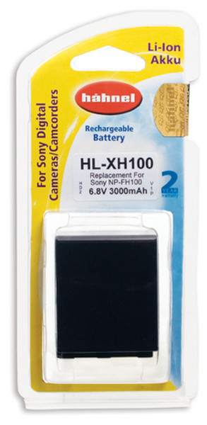 Hahnel HL-XH100 Lithium-Ion (Li-Ion) 3000mAh 6.8V rechargeable battery