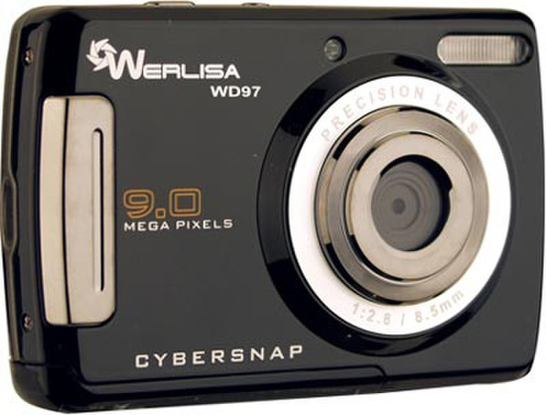 Werlisa WD97 Компактный фотоаппарат 9МП CCD Черный