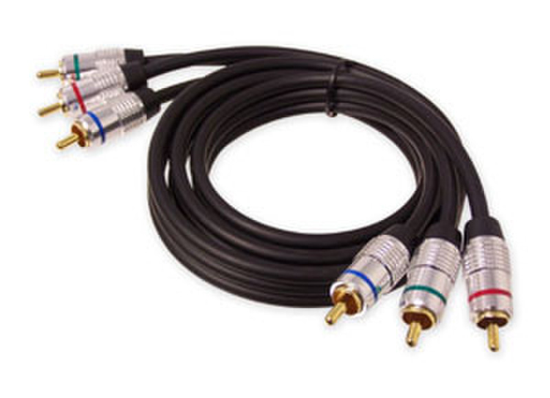Siig Component Video 1M 1m 3 x RCA 3 x RCA Black component (YPbPr) video cable