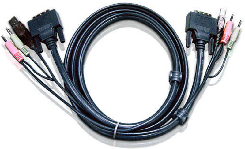 Aten 2L-7D05UD 5m Black KVM cable