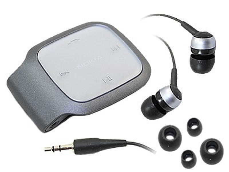 Nokia BH-214 Binaural Wireless Grey,White mobile headset