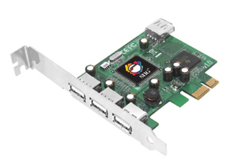 Siig DP Hi-Speed USB 4x PCIe USB 2.0 Schnittstellenkarte/Adapter