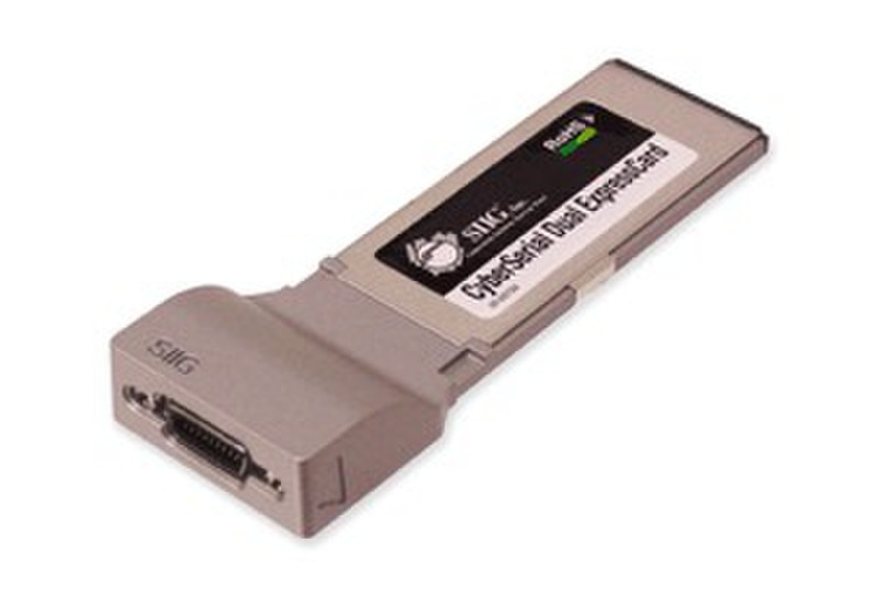 Siig 2-Port Serial ExpressCard интерфейсная карта/адаптер