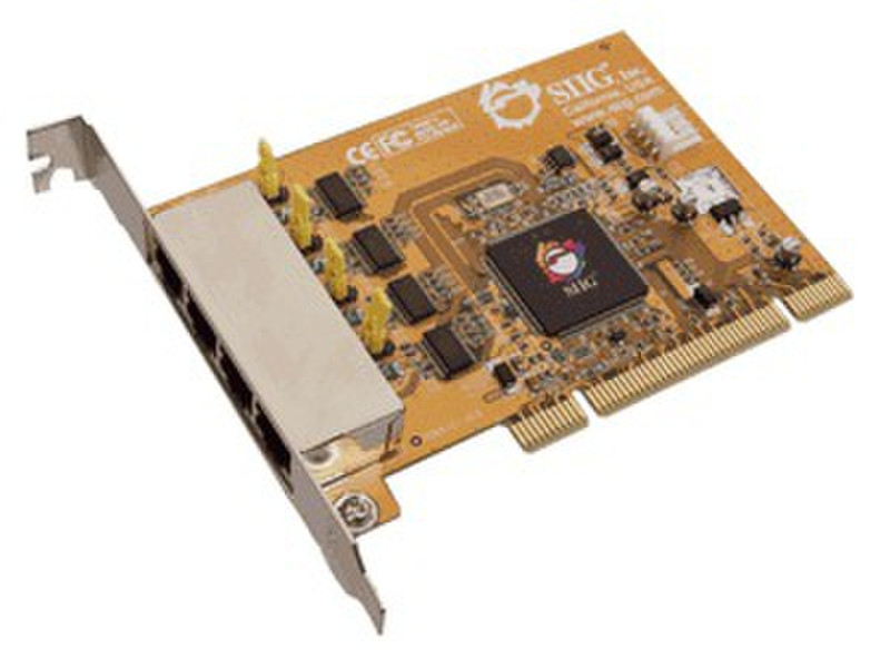 Siig 4-Port Serial PCI Card Schnittstellenkarte/Adapter