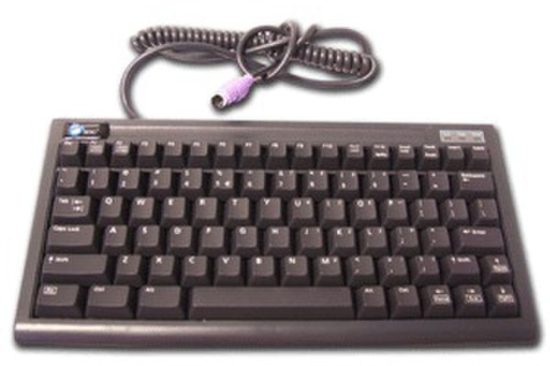 Siig MiniTouch Plus PS/2 QWERTY Черный клавиатура