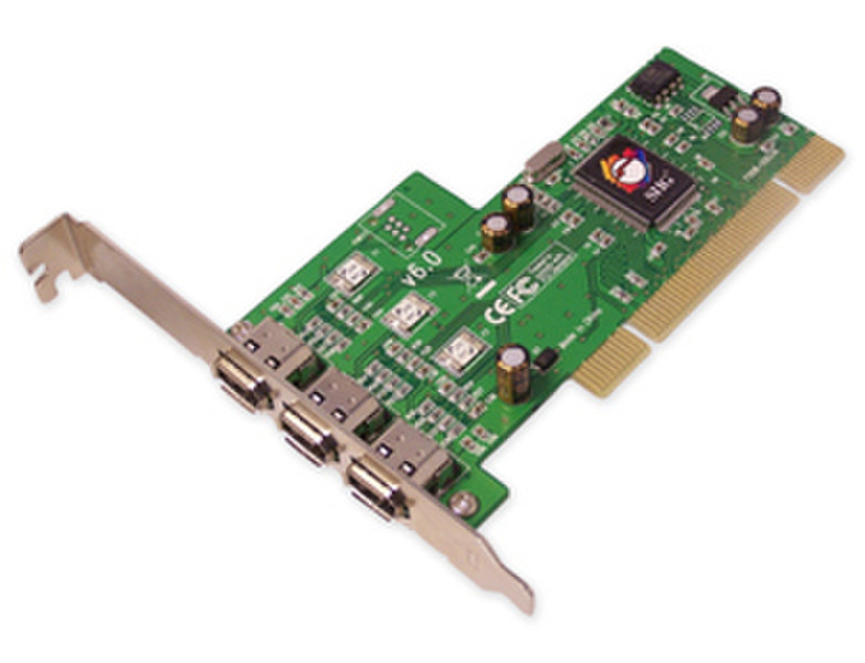 Siig 3-port FireWire PCI Card interface cards/adapter