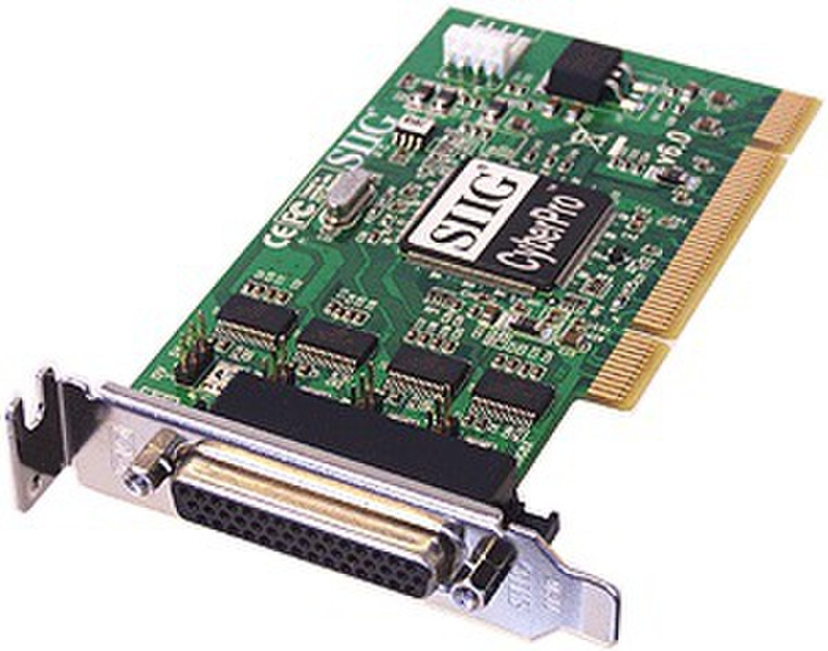 Siig Low profile PCI 4-port serial (16550) I/O card интерфейсная карта/адаптер