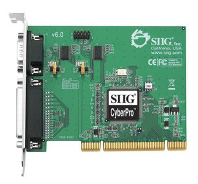 Siig Cyber 2S1P PCI интерфейсная карта/адаптер