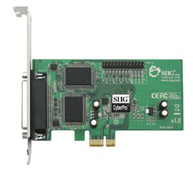 Siig CyberParallel Dual PCIe интерфейсная карта/адаптер