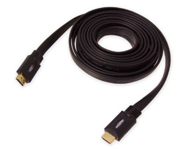 Siig Flat HDMI Cable-5M 5м HDMI HDMI Черный HDMI кабель