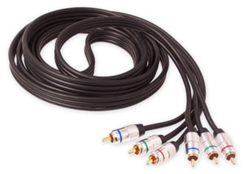 Siig Component Video 3M 3m 3 x RCA 3 x RCA Black component (YPbPr) video cable