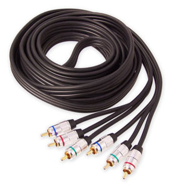 Siig 5m Component Video/Digital Coaxial 5м 3 x RCA Черный компонентный (YPbPr) видео кабель