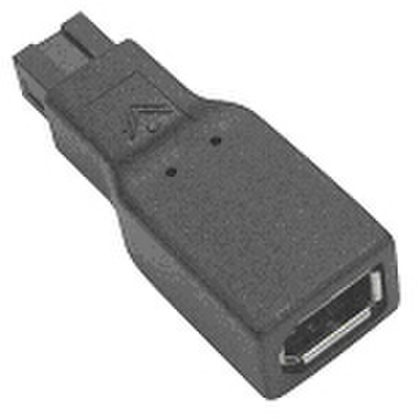 Siig CB-AU1212-S1 Firewire 9-pin Firewire 6-pin Black cable interface/gender adapter