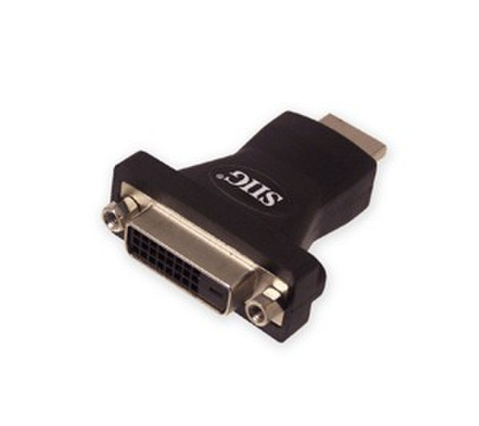 Siig DVI / HDMI Adapter HDMI M DVI-D FM Black cable interface/gender adapter
