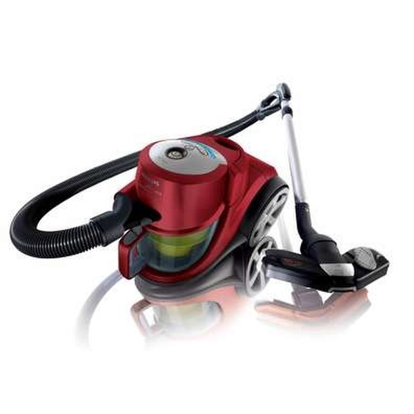 Philips Bagless Vacuum Cleaner AutoClean filter 2000W Cylinder vacuum cleaner 1.5L 2000W Red