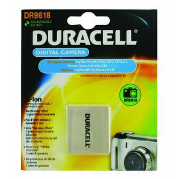 Duracell 00077417 Lithium-Ion (Li-Ion) 650mAh 3.7V Wiederaufladbare Batterie