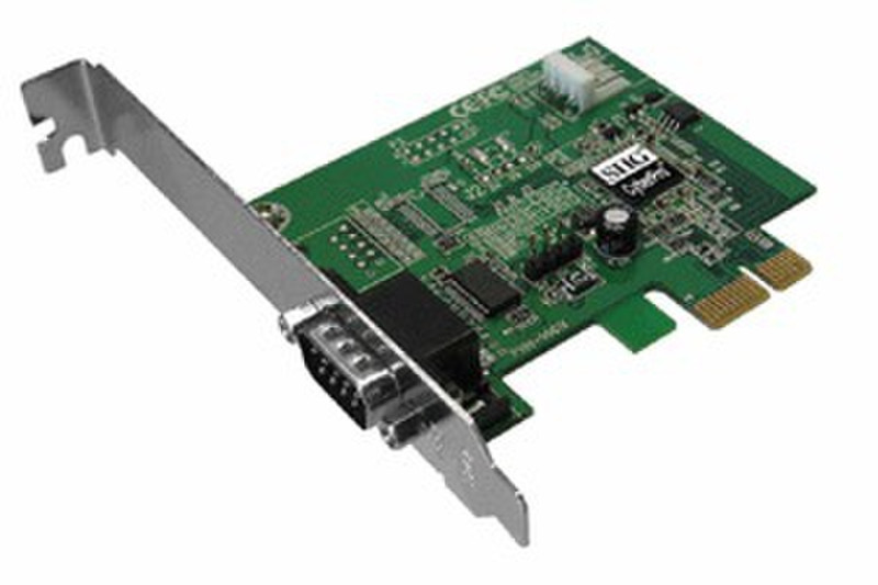 Siig 1-Port Serial PCIe Card Schnittstellenkarte/Adapter