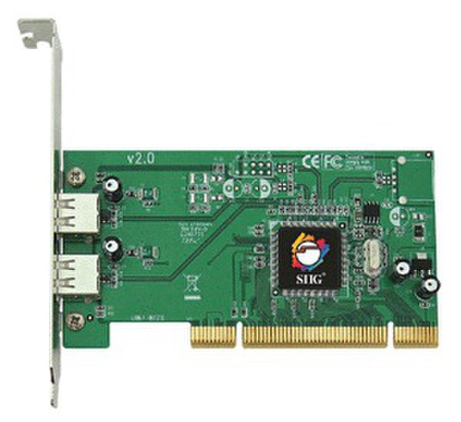 Siig Hi-Speed USB Dual-Port PCI USB 2.0 интерфейсная карта/адаптер