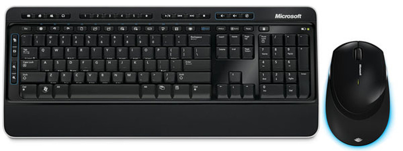 Microsoft Wireless Desktop 3000 RF Wireless Black keyboard