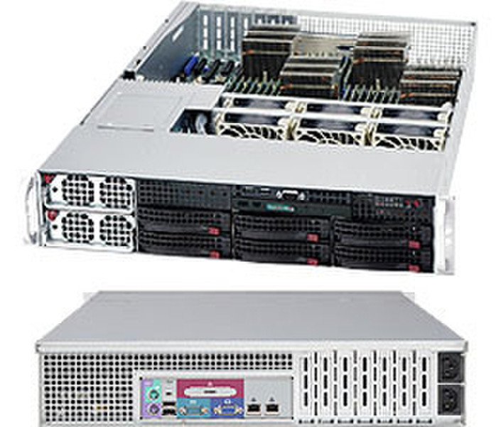 Supermicro 2042G-6RF AMD SR5690 Разъем G34 2U Черный