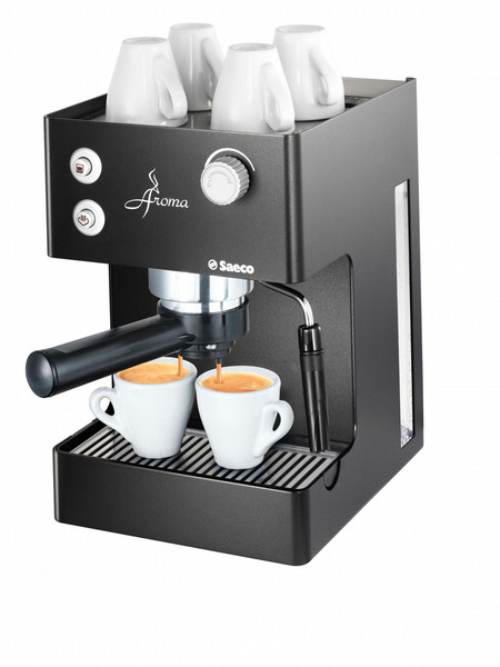 Saeco Aroma Espresso machine 2.5L 2cups Black