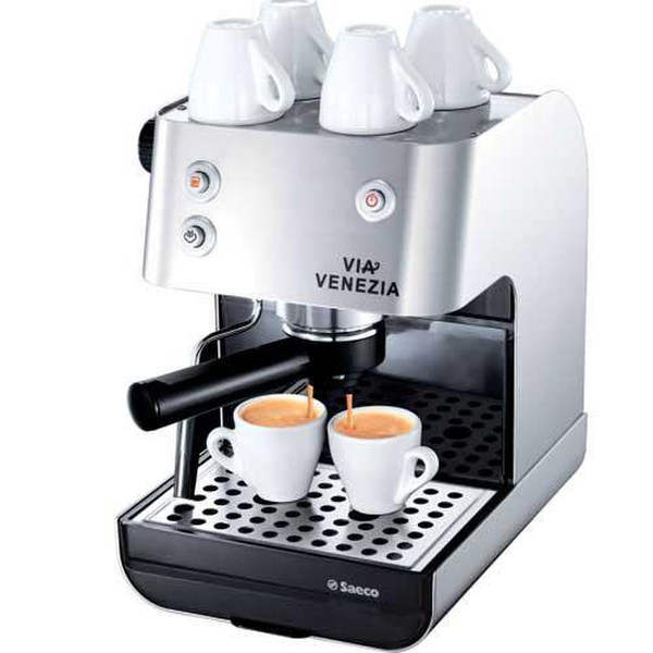 Philips Saeco Via Venezia Espresso machine 2.9л 2чашек Cеребряный