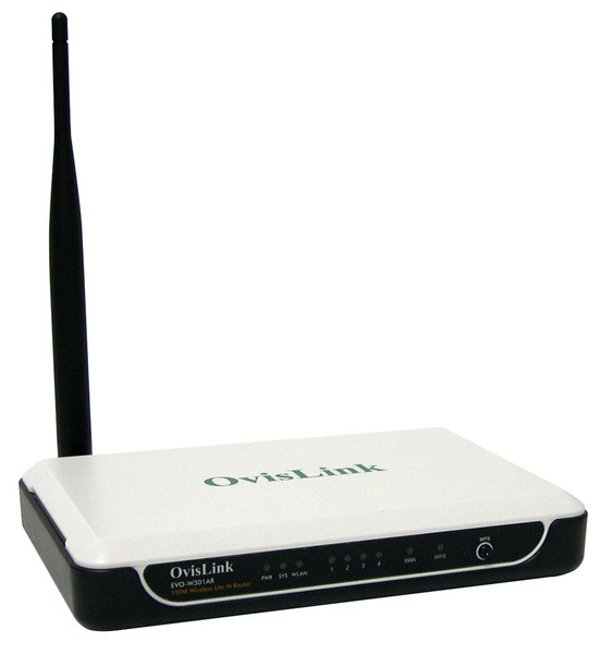 OvisLink EVO-W301AR Schwarz, Weiß WLAN-Router
