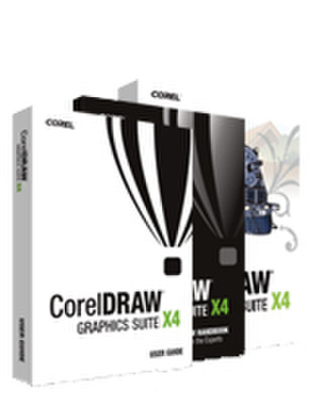 Corel CorelDraw Graphics Suite X4 User Manual Pack Software-Handbuch