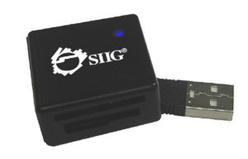 Siig USB Mini Card Reader USb 2.0 Черный устройство для чтения карт флэш-памяти