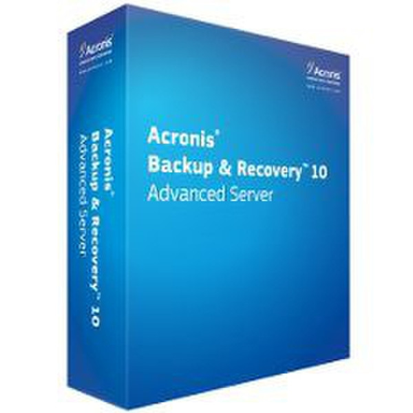 Acronis Backup & Recovery 10 Advanced Server