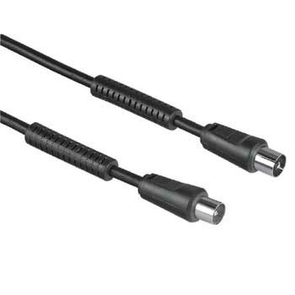 Hama 00029344 1.5m Black coaxial cable