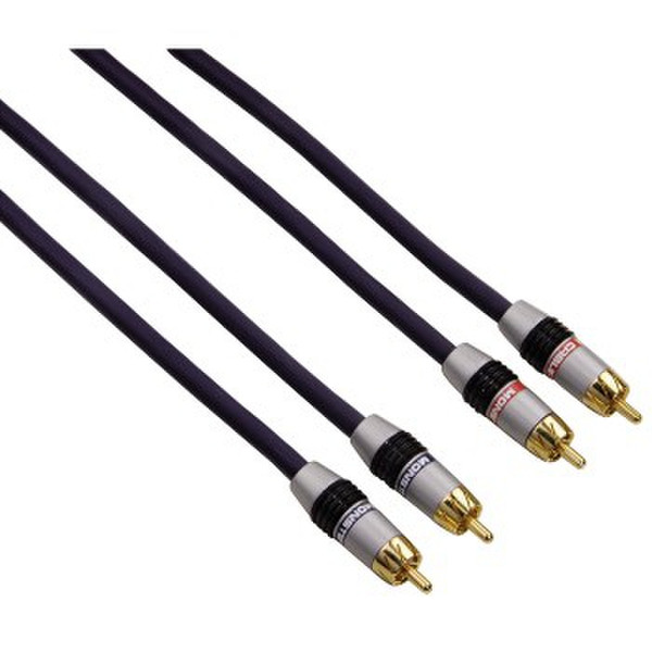 Monster Cable 00120055 1m RCA RCA Black audio cable
