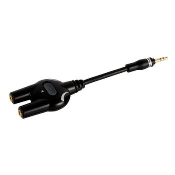 Monster Cable 00120601 3.5 mm x2 3,5 mm Schwarz Kabelschnittstellen-/adapter