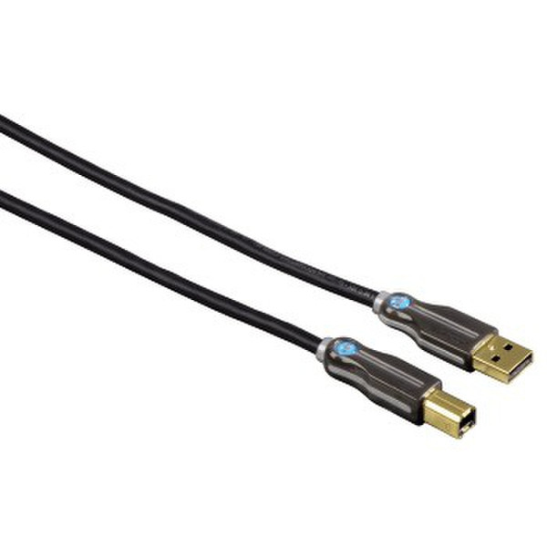 Monster Cable 00120704 0.91м USB A USB B Черный кабель USB