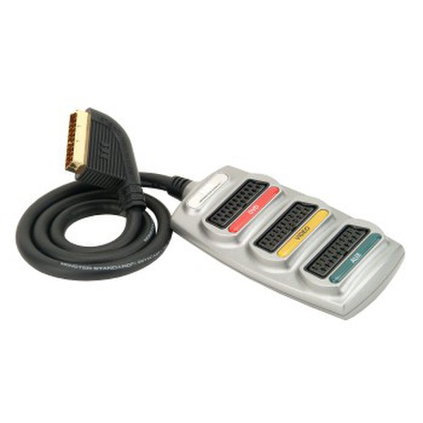 Monster Cable 00120104 SCART 3x MV1 Серый кабельный разъем/переходник