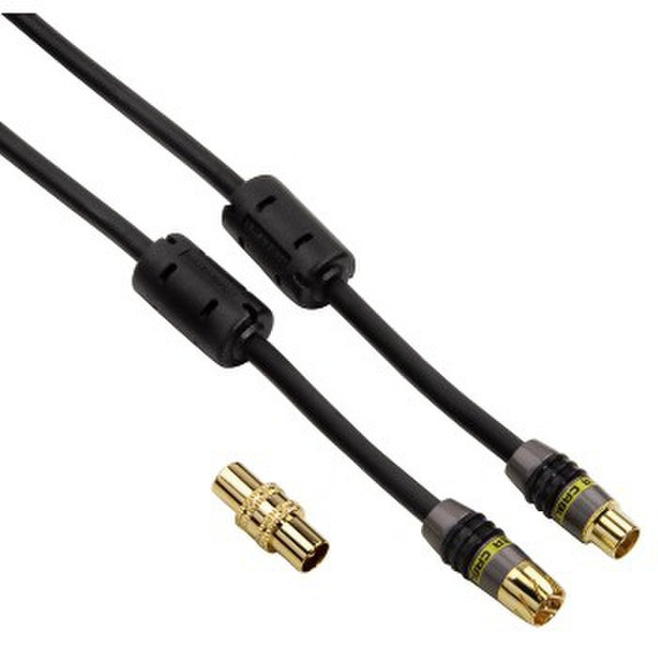 Monster Cable 00120011 1м Черный коаксиальный кабель