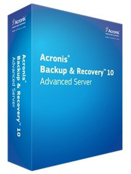 Acronis TIELBPFRS ПО для резервирования и восстановления файлов