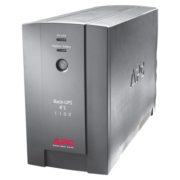 APC BR1100CI-RS 100VA Black uninterruptible power supply (UPS)