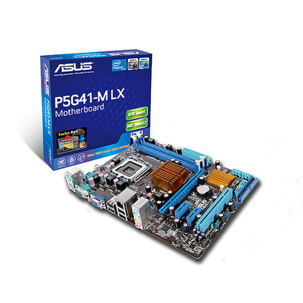 ASUS P5G41-M LX Socket T (LGA 775) uATX материнская плата
