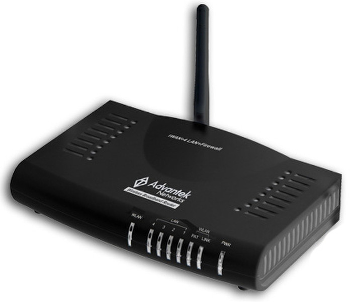 Advantek Networks AWR-1054GR Black wireless router