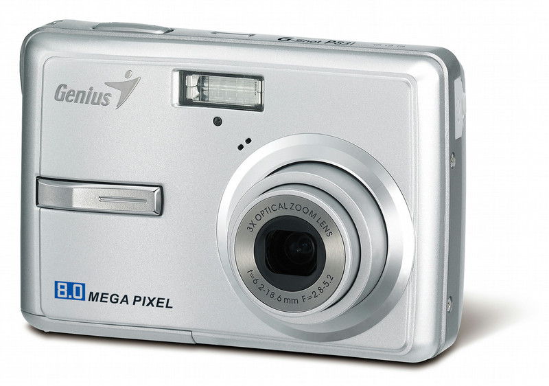 Genius G-Shot P831 Компактный фотоаппарат 8МП CCD 3264 x 2448пикселей Cеребряный