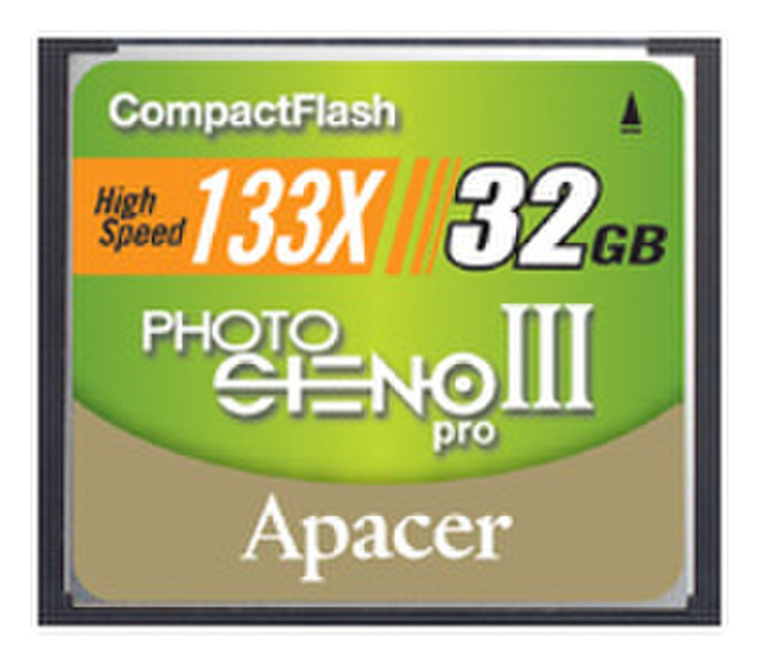 Apacer 32 GB Photo Steno Pro III CF 133x 32GB Kompaktflash Speicherkarte