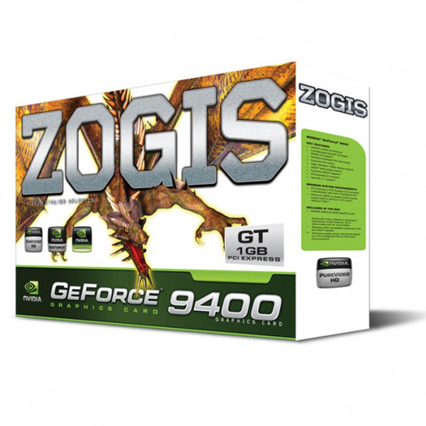 Zogis GeForce 9400 GT GeForce 9400 GT 1ГБ GDDR2