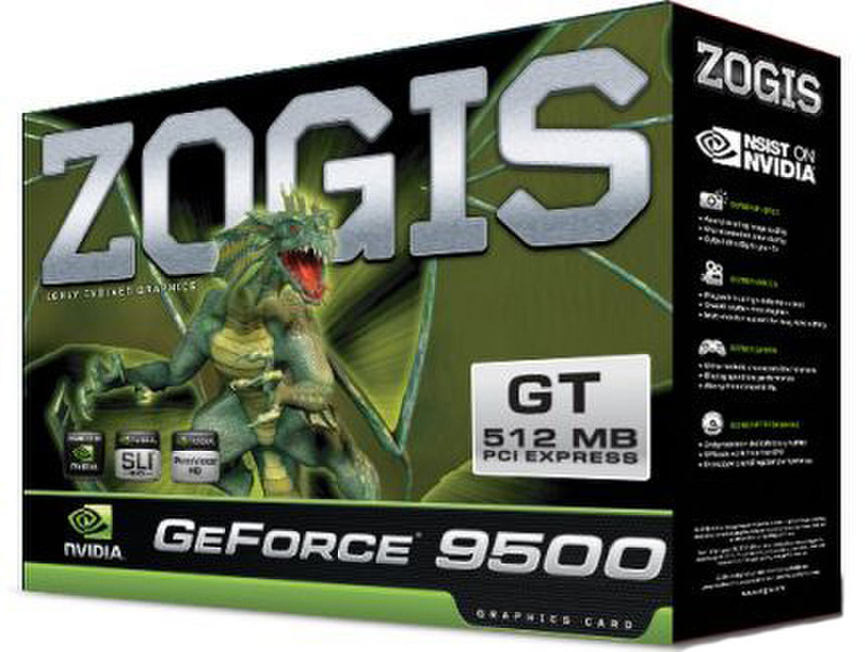 Zogis GeForce 9500 GT GeForce 9500 GT GDDR2