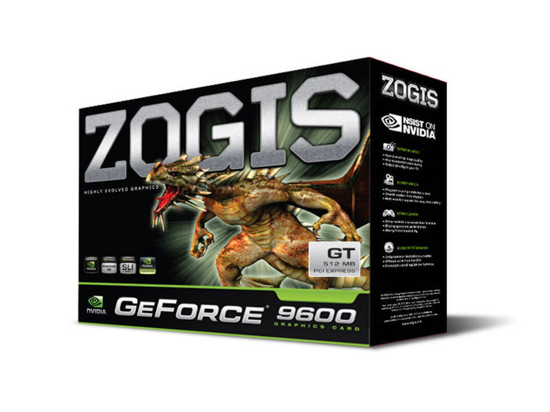 Zogis ZO96GT-E GeForce 9600 GT GDDR3 Grafikkarte