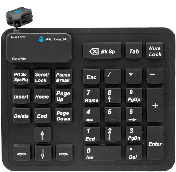 Acteck FX2000 USB Числовой Черный клавиатура