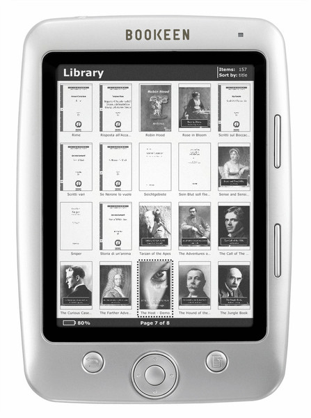 Bookeen Cybook OPUS 5Zoll 1GB Silber eBook-Reader