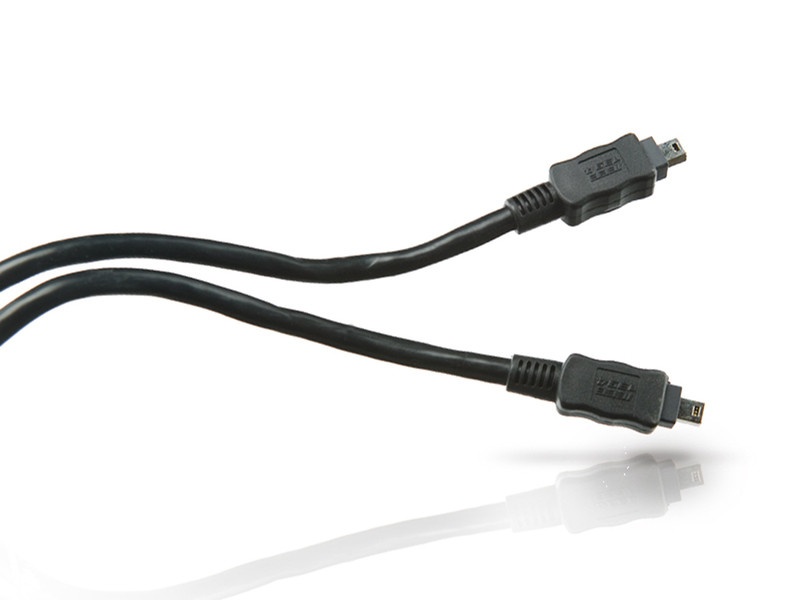 Conceptronic FireWire Cable 4-p 1.8m 1.8m 4-p 4-p Schwarz Firewire-Kabel